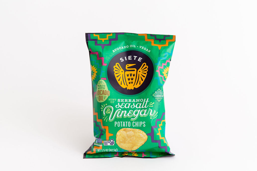 Siete Kettle Cooked Potato Chips - Sea Salt & Vinegar