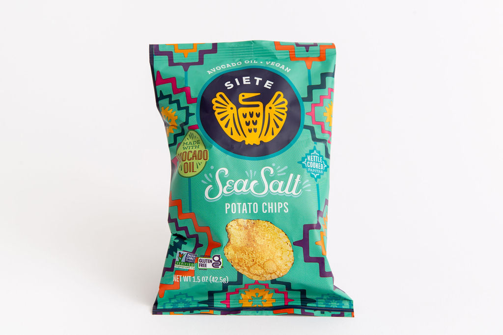 Siete Kettle Cooked Potato Chips - Sea Salt